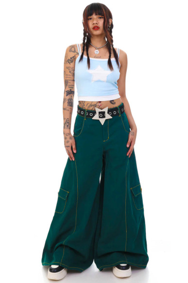 Strip Mall Green Twill Baggies
