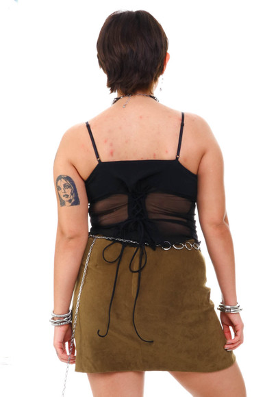 VIntage 90's XOXO Olive Green Skirt - M