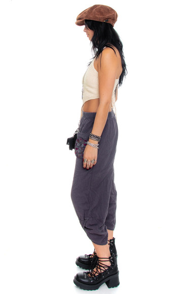 Vintage 90's Cotton Patchwork Hippie Pants - S/M/L