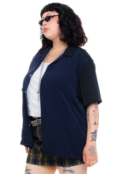 Vintage 90's Da Vinci Retro Bowling-Style Shirt - XL/2X