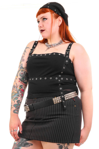 Black Aeon Grommet Tank Details Black