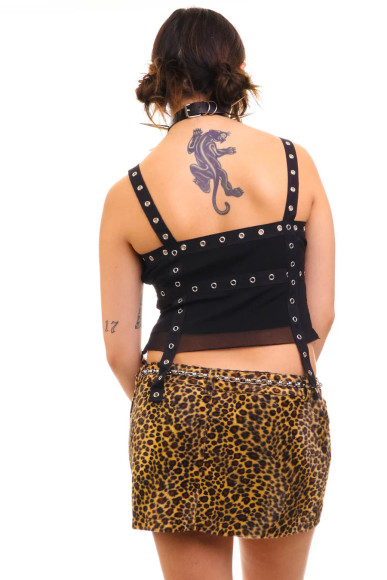 Black Aeon Grommet Tank Details Black