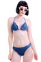 Vintage Cutie Pie Denim Swimsuit