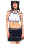 Vintage 90's Breakdown Halter Trim Top