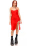 Vintage 90's Red Spaghetti Slip Dress