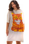 Vintage 90's Calico Cat T-shirt Dress