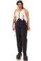 Vintage Y2K Pleated Black Trousers