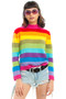 Vintage 90's Rainbow Stripe Sweater
