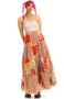 Vintage 70's Patchwork Prairie Maxi Skirt