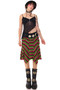 Vintage Y2K Rainbow Fairy Stripe Skirt