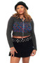 Vintage Y2K Zip Me Up Knit Crop Sweater