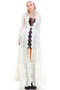 Vintage 70's Victorian Ghost Doll Lace Duster