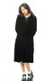 Vintage 70's Wednesday Addams Velvet Dress