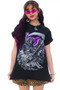 Vintage Y2K Skull Winged Reaper T-Shirt