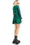 Vintage 90's Heart & Soul Emerald Mini Dress