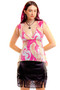 Vintage Y2K Cute Girl Swirly Top