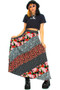 Vintage 90's Kayo Polka Dot Mix Maxi Skirt
