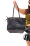 Vintage 90's Bella Rose Classic Black Leather Bag