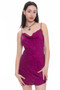 Vintage 90's Victoria's Secret Magenta Silk Slip Dress
