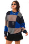 Vintage 90's Square Colorblock Knitted Sweater