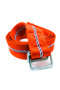 Vintage Y2K Orange Stripe Slide Belt