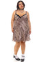 Vintage Y2K Rawr! Leopard Lace Slip Dress