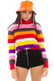 Vintage 90's Candy Striped Turtleneck