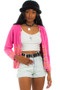 Vintage 90's Monica Rosette Cardigan
