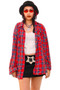 Vintage 90's Classic Red Plaid Dickie's Button Up Shirt