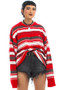 Vintage Y2K Cherry Baby Striped Sweater
