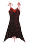 PRE-ORDER: Courtney Black & Red Mesh Fairy Dress