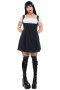 Alicia Underbust Pinstripe Dress