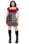 Alicia Underbust Patchwork Dress