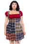 Alicia Underbust Patchwork Dress