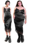 TUNNEL VISION SECONDHAND (GRADE A) Siouxsie Black Slip Dress