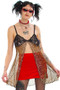 Vintage Y2K Fran Fiiiiiiiiiine Mesh Cheetah Lingerie Top