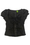 Alice Black Underbust Corset Top