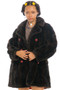 Vintage 60's Brownie Points Faux Fur Glam Coat