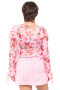 Everything Floral Flutter Mesh Top