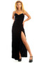 Vintage 90's Dare Me High-Slit Maxi Dress