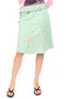 Vintage Y2K Mint Flower Stitched Skirt - S