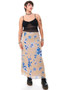 Vintage 90's Moody Floral Maxi Skirt - M/L