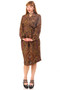 Vintage 80's Paisley Tie-Up Long Sleeve Dress - M/L