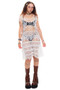 Vintage Y2K Polyvore Crocheted Midi Dress - S/M