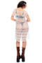 Vintage Y2K Polyvore Crocheted Midi Dress - S/M