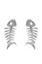 Fishbone Stud Earrings