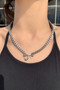 TUNNEL VISION SECONDHAND (GRADE A) Pierced Necklace Details Stainless steel necklace