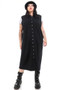 Vintage 90's Wool Button Me Up Tank Maxi Dress