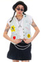Vintage 90's Peace & Love Denim Button Up Vest