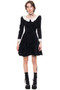 Vintage 80's Wednesday Addams Gunne Sax Dress 1